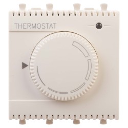 Термостат модульный для теплых полов,  Avanti,  Ванильная дымка,  2 модуля