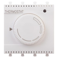 Термостат модульный для теплых полов,  Avanti,  Белое облако,  2 модуля