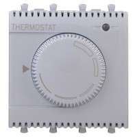 Термостат модульный для теплых полов,  Avanti,  Закаленная сталь,  2 модуля