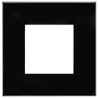 Рамка Avanti,  Черный квадрат,  1 пост (2 мод.)