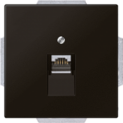 Компьютерная розетка 1-ая, матовый черный  EPUAE8UPOK6  LS969-1UASWM