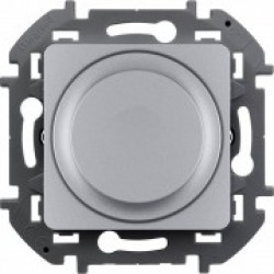 673792 - Светорегулятор поворотный без нейтрали 300Вт - INSPIRIA - алюминий
