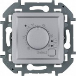 673812 - Термостат с внешним датчиком для тёплых полов - INSPIRIA - алюминий