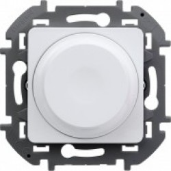 673790 - Светорегулятор поворотный без нейтрали 300Вт - INSPIRIA - белый