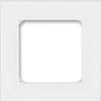 Рамка 1-ая (одинарная), цвет Белый/Ледяной, Levit, ABB