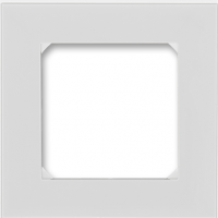 Рамка 1-ая (одинарная), цвет Серый/Белый, Levit, ABB