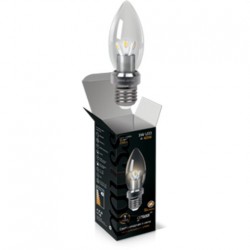 Лампа Gauss LED свеча для хрустальных люстр E27 3W 2700K CL HA103202103