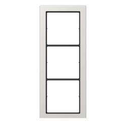 Рамка 3-ая (тройная) , цвет Светло-серый, FD Design, Jung