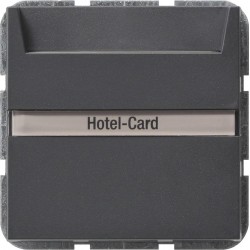 Выключатель карточный для гостиниц, цвет Антрацит, Gira