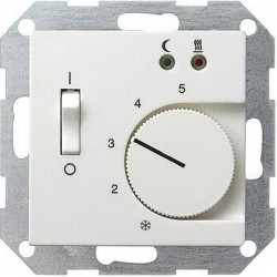 Терморегулятор для теплого пола (оригинальный), цвет Белый, Gira