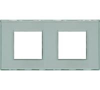 Рамка 2-ая (двойная) прямоугольная, цвет Kristall, LivingLight, Bticino
