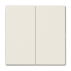 Выключатель 2-клавишный проходной (с двух мест), цвет Бежевый, LS990, Jung