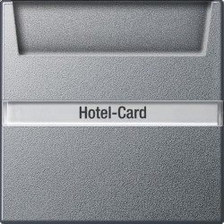 Выключатель карточный для гостиниц, цвет Алюминий, Gira