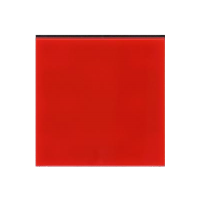 Выключатель 1-клавишный, цвет Красный/Дымчатый черный, Levit, ABB