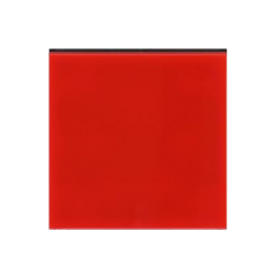 Выключатель 1-клавишный, цвет Красный/Дымчатый черный, Levit, ABB