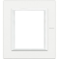 Рамка итальянский стандарт 3+3 мод прямоугольная, цвет White, Axolute, Bticino