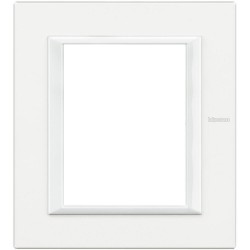 Рамка итальянский стандарт 3+3 мод прямоугольная, цвет White, Axolute, Bticino