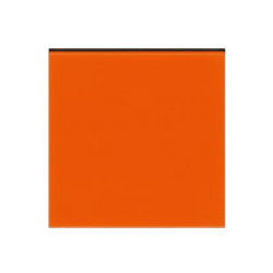Выключатель 1-клавишный, цвет Оранжевый/Дымчатый черный, Levit, ABB