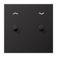 Выключатель для жалюзи (рольставней) с фиксацией (тумблер-цилиндр), цвет Dark, LS1912