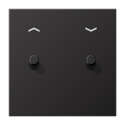 Выключатель для жалюзи (рольставней) с фиксацией (тумблер-цилиндр), цвет Dark, LS1912