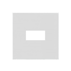 Выключатель 1-клавишный, цвет Серый/Белый, Levit, ABB
