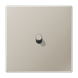 Выключатель 1-кл кноп. НО (тумблер-цилиндр), цвет Нерж. сталь, LS1912