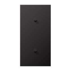 Выключатель 1-кл перекр. + Выключатель 1-кл кноп. НО (тумблер-конус) верт, цвет Dark, LS1912