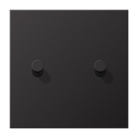 Выключатель 2-кл кноп. НО (тумблер-конус), цвет Dark, LS1912