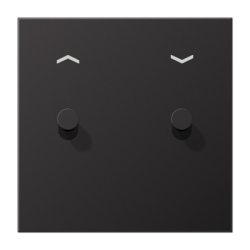 Выключатель для жалюзи (рольставней) с фиксацией (тумблер-конус), цвет Dark, LS1912