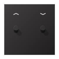 Выключатель для жалюзи (рольставней) кноп. (тумблер-конус), цвет Dark, LS1912
