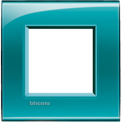 Рамка 1-ая (одинарная) прямоугольная, цвет Зеленый, LivingLight, Bticino