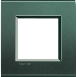 Рамка 1-ая (одинарная) прямоугольная, цвет Зеленый шелк, LivingLight, Bticino