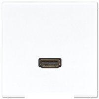 Розетка HDMI 1-ая (разъем), цвет Белый, LS990, Jung
