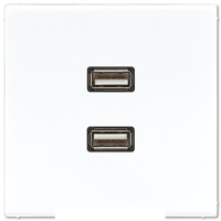 Розетка USB 2-ая (разъем), цвет Белый, LS990, Jung