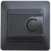 Терморегулятор для теплого пола (в сборе) , антрацит, серия glossa, schneider electric GSL000738