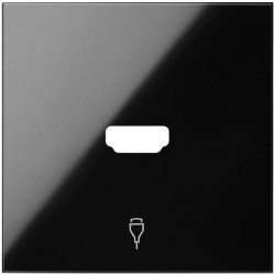 Розетка HDMI v1.4 «мама-мама» Simon 100, черный глянец