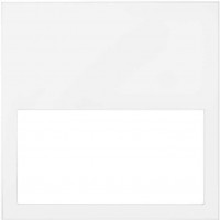 Рамка одинарная (минимум) с суппортом Simon 100 белый матовый