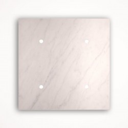 4 - клавишный выключатель Tense KNX INTSCBM4 Stone Carrara Bianco Marble